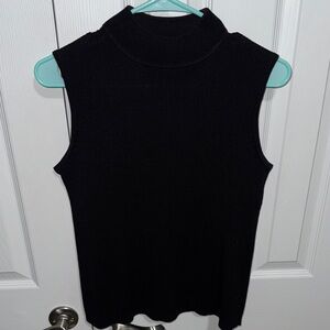 Croft & Barrow Elegant Black Top